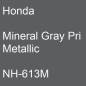 Preview: Honda, Mineral Gray Pri Metallic, NH-613M.